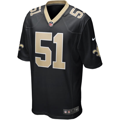 Jonathan Vilma New Orleans Saints Nike Game Retired   Jersey - Black
