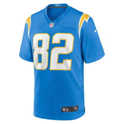 Brenden Rice Los Angeles Chargers Nike Team Game Jersey -  Powder Blue