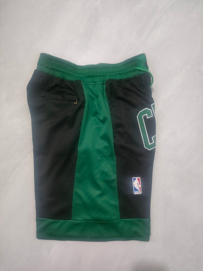 Boston Celtics Black City Edition Pocket Shorts