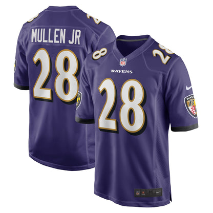 Trayvon Mullen Jr. Baltimore Ravens Nike Team Game Jersey -  Purple