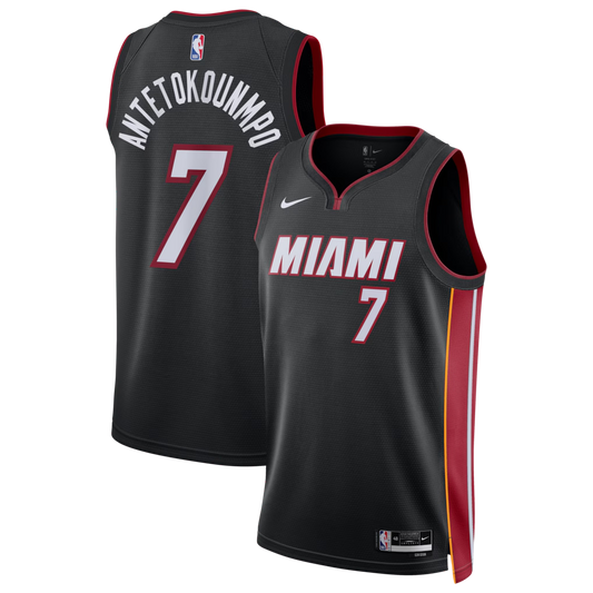 Giannis Antetokounmpo #7 Miami Heat  City Edition Swingman Jersey