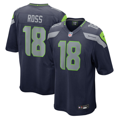 Men's Nike Josh Ross Navy Seattle Seahawks Game Jersey