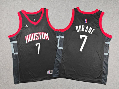 Youth Kevin Durant Houston Rockets #7  Embroidered  Jersey