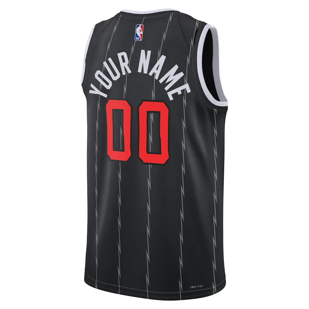 Toronto Raptors Black 2025/26 City Edition Swingman Custom Jersey