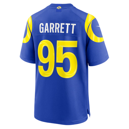 Men's Nike Myles Garrett Royal Los Angeles Rams Team Game Jersey