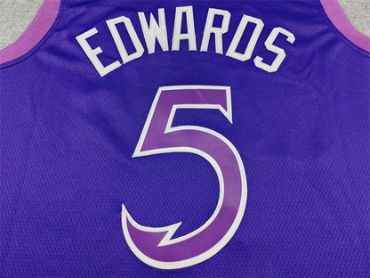 Anthony Edwards #5 Minnesota Timberwolves  2026 City Edition Swingman Embroidered Jersey