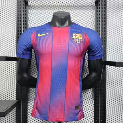 2025-26 Barcelona Home Player Version Jersey - Men's No Chest Logo