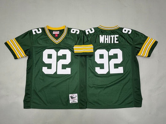 Youth Reggie White #92 Green Bay Packers Vintage Throwback Jersey