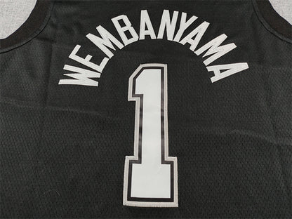 Victor Wembanyama #1 San Antonio Spurs 2026 City Edition Swingman Embroidered Jersey