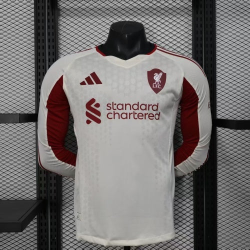 2025-26 Liverpool Away Long Sleeve Player Edition Jersey - Men's