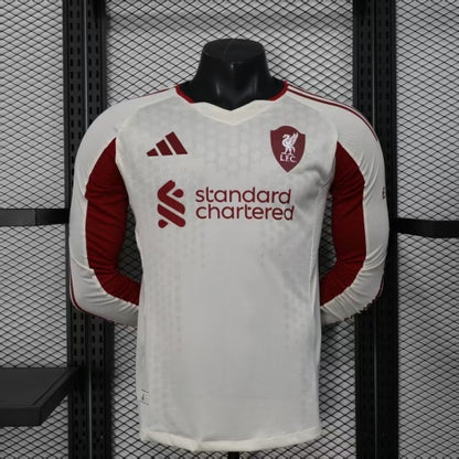 2025-26 Liverpool Away Long Sleeve Player Edition Jersey - Men's