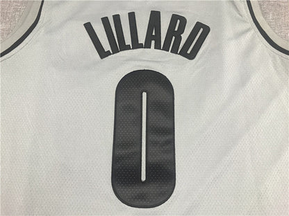 Damian Lillard #0 Portland Trail Blazers City Edition Swingman Embroidered Jersey