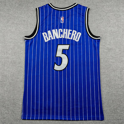 Paolo Banchero#5 Orlando Magic City Edition Swingman Embroidered Jersey
