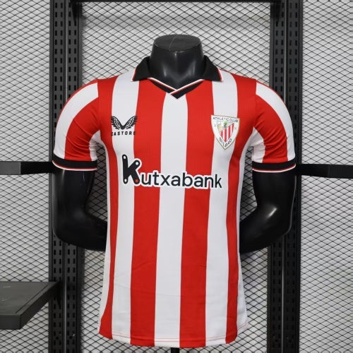 2025-26 Athletic Bilbao Home Player Version Jersey - Men's
