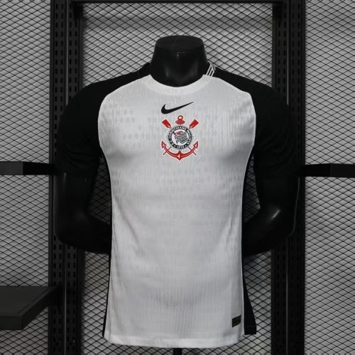 2025-26 Corinthians Away Black Player Version Jersey - Men's