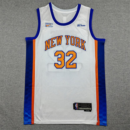 Karl-Anthony Towns#32 New York Knicks 2026 White City Edition Swingman Embroidered Jersey