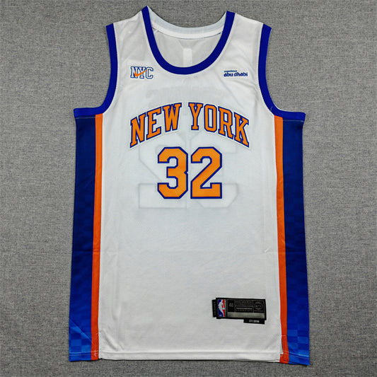 Karl-Anthony Towns#32 New York Knicks 2026 White City Edition Swingman Embroidered Jersey
