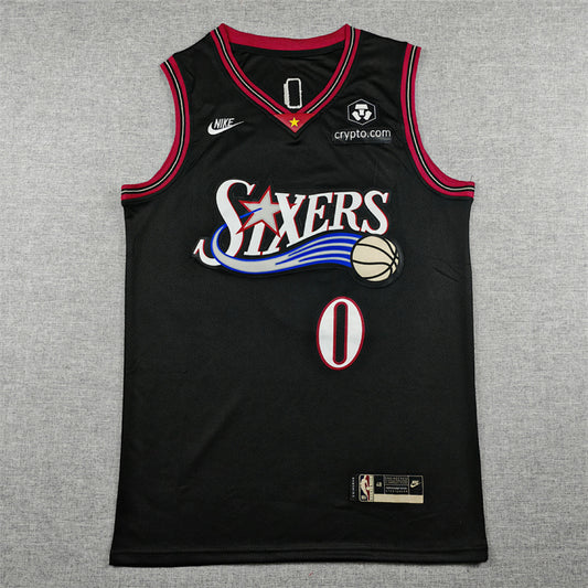 Tyrese Maxey #0 Philadelphia 76ers  City Edition Swingman Embroidered Jersey