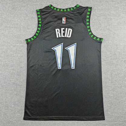Naz Reid #11 Minnesota Timberwolves 2026 Black City Edition Swingman Embroidered Jersey