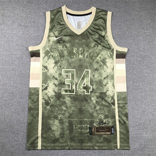 Giannis Antetokounmpo# 34 Select Edition  Embroidered Jersey