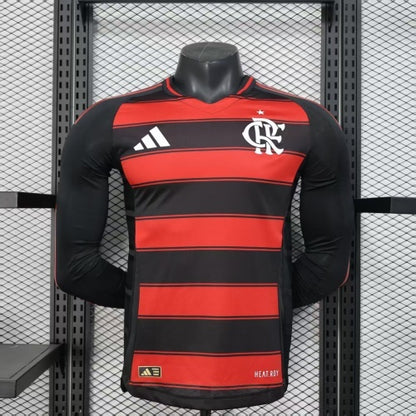 2025-26 Flamengo Long Sleeve Player Version Jersey-Men's