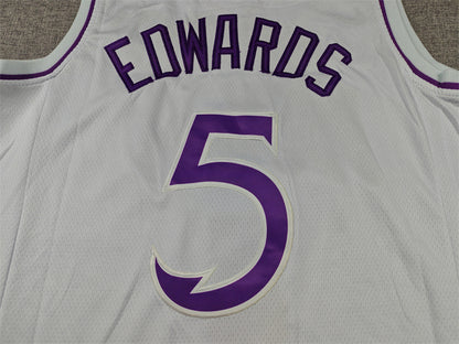 Anthony Edwards #5 Minnesota Timberwolves  City Edition Swingman Embroidered Jersey