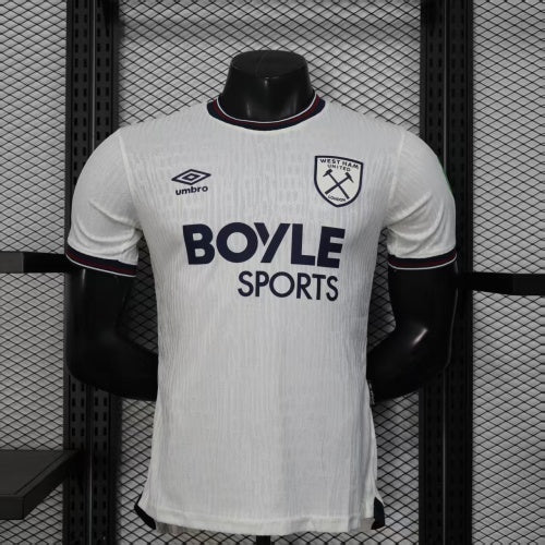 2025-26 West Ham United White Player Edition Jersey - Men