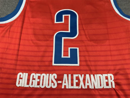 Shai Gilgeous-Alexander#2  Statement Edition  Embroidered Jersey