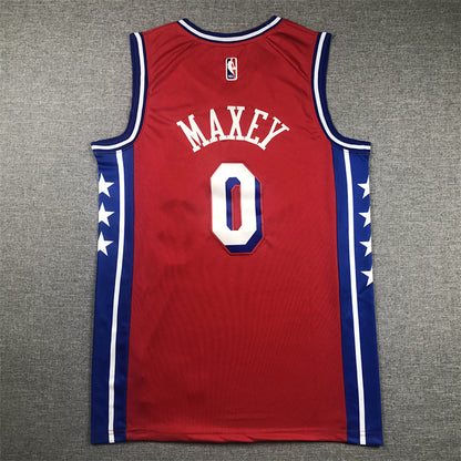Tyrese Maxey #0 Philadelphia 76ers  City Edition Swingman Embroidered Jersey
