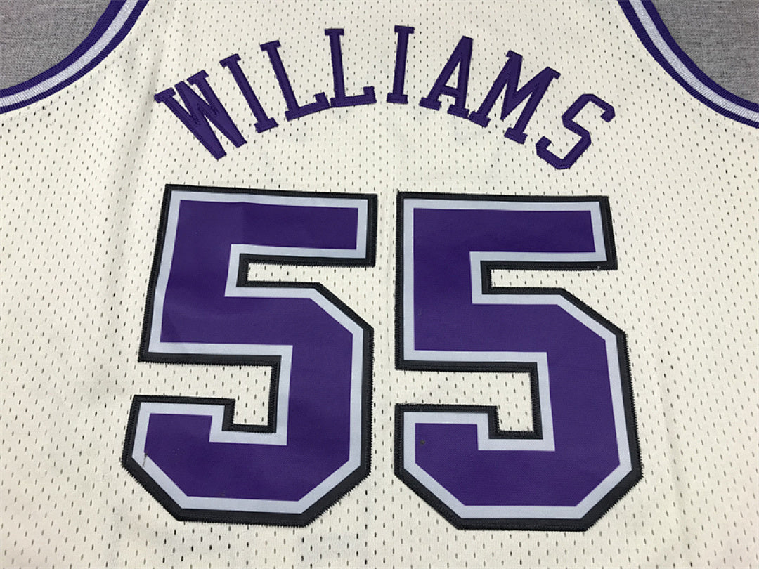 Jason Chandler Williams #55 Sacramento Kings Retro Throwback Embroidered Jersey
