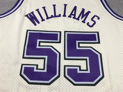 Jason Chandler Williams #55 Sacramento Kings Retro Throwback Embroidered Jersey