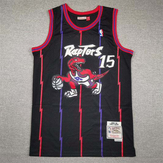 Vincent Carter #15 Toronto Raptors 1998-99 Throwback Embroidered Jersey