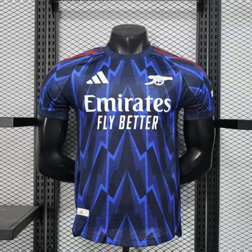 2025-26 Arsenal Second Away Blue Player Version Jersey - Men's