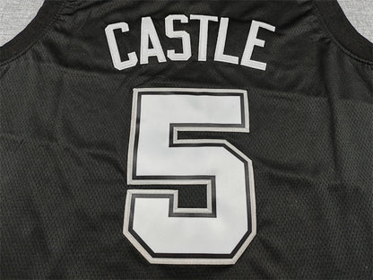 Stephon Castle #5 San Antonio Spurs 2026 City Edition Swingman Embroidered Jersey
