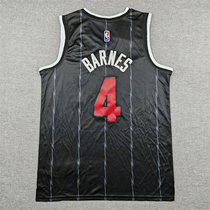 Scott Wayne Barnes Jr. #4 Toronto Raptors City Edition Swingman Embroidered Jersey