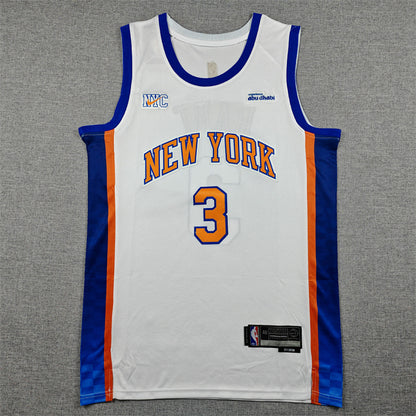 Josh Hart#3 New York Knicks 2026 White City Edition Swingman Embroidered Jersey