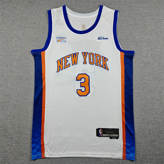 Josh Hart#3 New York Knicks 2026 White City Edition Swingman Embroidered Jersey