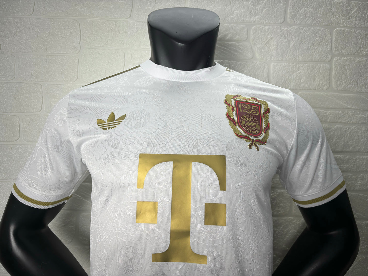 2025-26 Bayern Munich 125th Anniversary Edition White Player Version Jersey