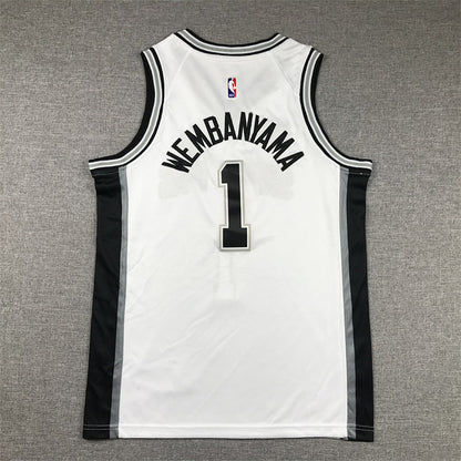 Youth Victor Wembanyama San Antonio Spurs #1 City Edition Swingman Embroidered Jersey