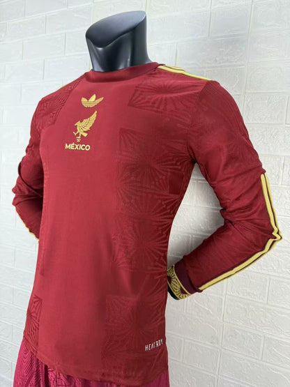 2025-26 Mexico Gold Cup Red Player Long Sleeve