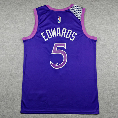 Anthony Edwards #5 Minnesota Timberwolves  2026 City Edition Swingman Embroidered Jersey