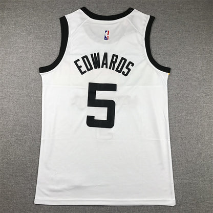 Anthony Edwards #5 Minnesota Timberwolves 2023 City Edition Swingman Embroidered Jersey