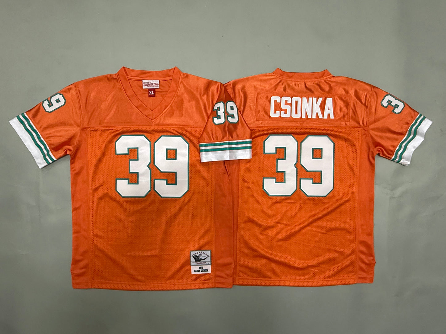 Youth Larry Csonka #39 Miami Dolphins  Vintage Throwback Jersey