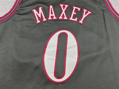 Tyrese Maxey #0 Philadelphia 76ers  City Edition Swingman Embroidered Jersey