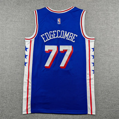V. J. Edgecombe #77 Philadelphia 76ers City Edition Swingman Embroidered Jersey