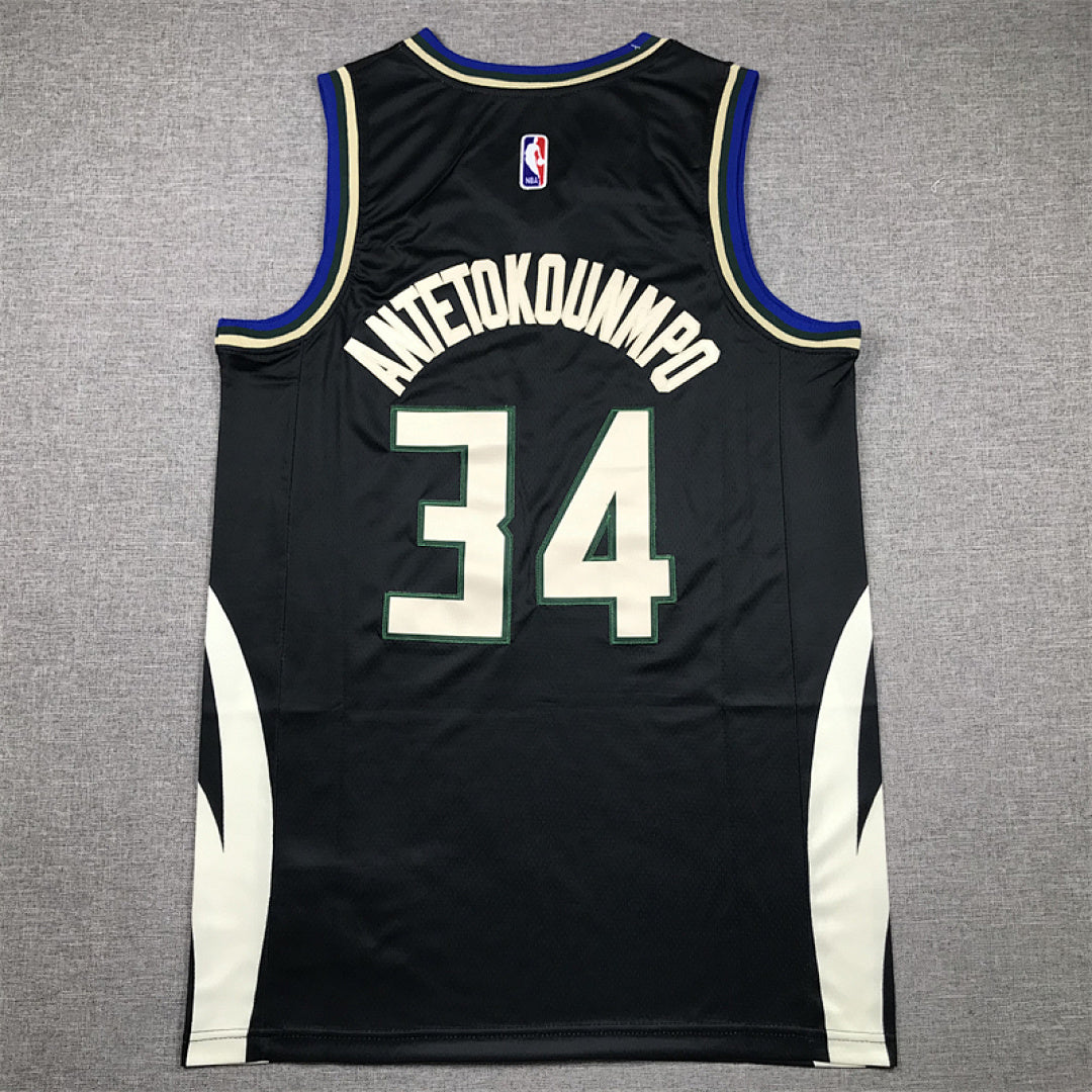 Giannis Antetokounmpo# 34 Statement Edition  Embroidered Jersey