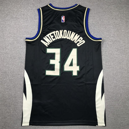 Giannis Antetokounmpo# 34 Statement Edition  Embroidered Jersey