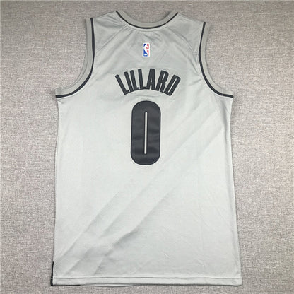 Damian Lillard #0 Portland Trail Blazers City Edition Swingman Embroidered Jersey