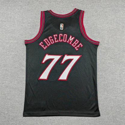 Youth VJ Edgecombe Philadelphia 76ers #77 City Edition Embroidered Jersey