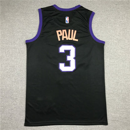 Chris Paul #3 Phoenix Suns Black City Edition Swingman Embroidered Jersey
